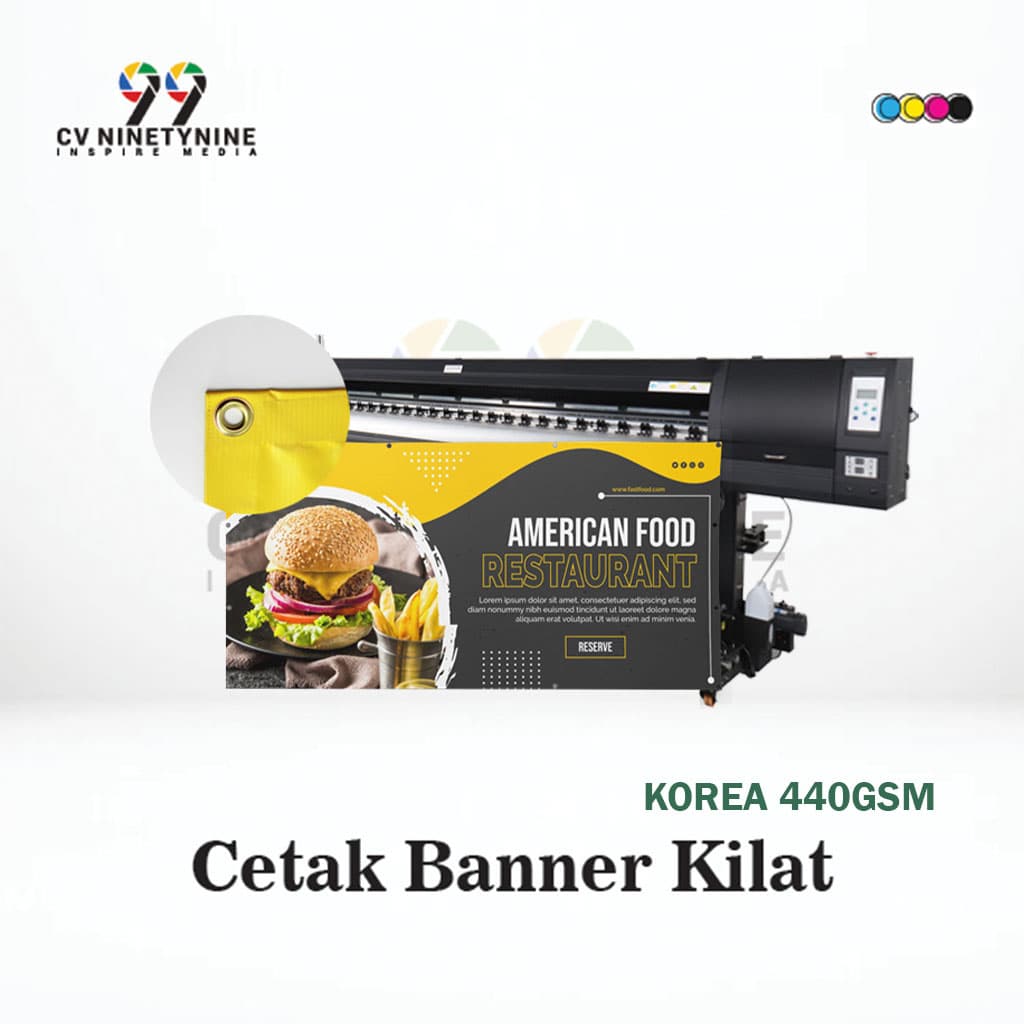 Banner Flexi 440gsm  ( Roll 1M / 2M / 3M )