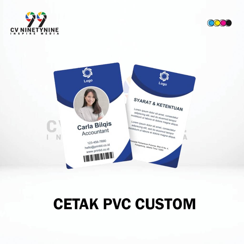 Cetak ID Card UV PVC  sehari jadi