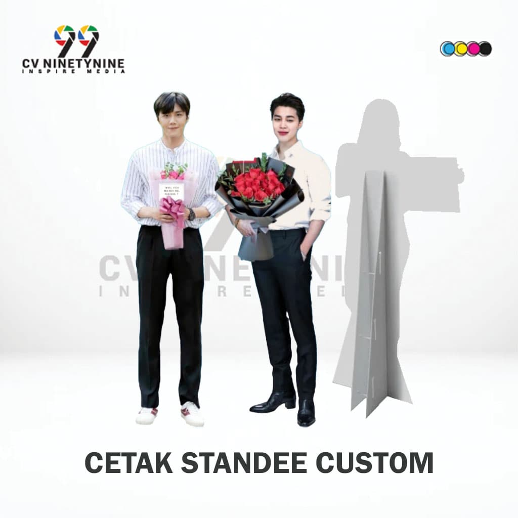Standee Custom Company, Event, Real Size Gambar