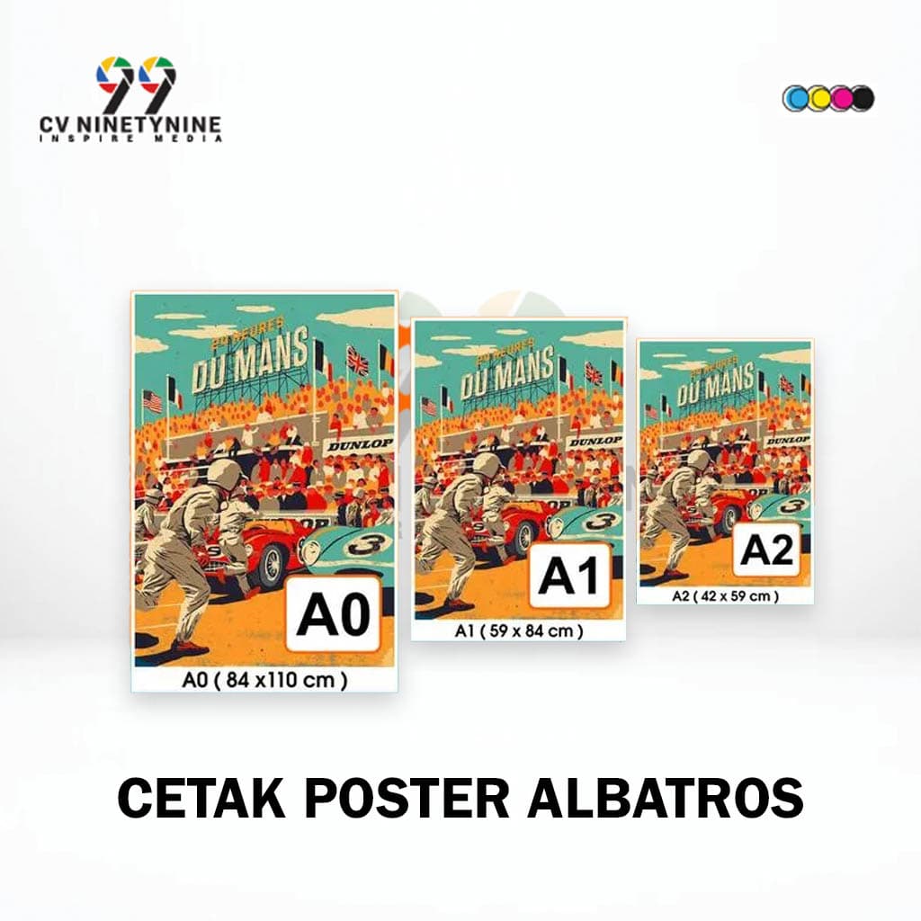 Cetak Poster Albatros A2, A1, A0 1jam Selasai