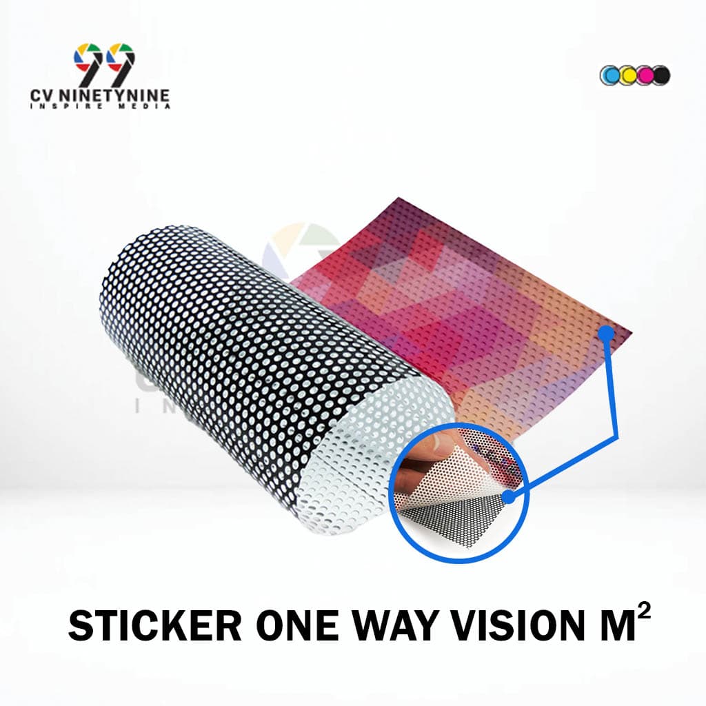 Sticker One Way ( Roll 100cm)