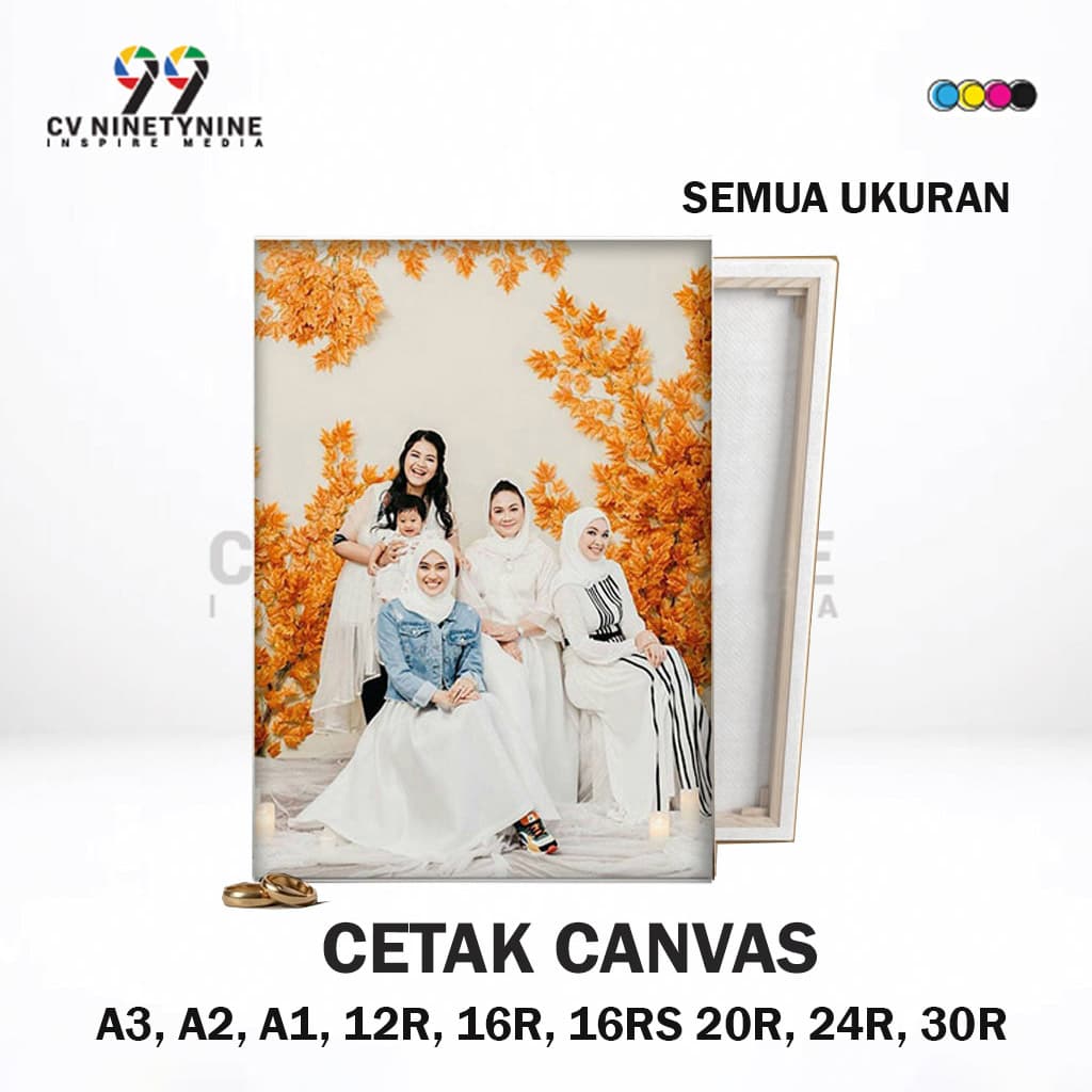 Cetak Kanvas Custom semua Ukuran A3, A2, A1, 12R, 16R, 16Rs 20R, 24R, 30R