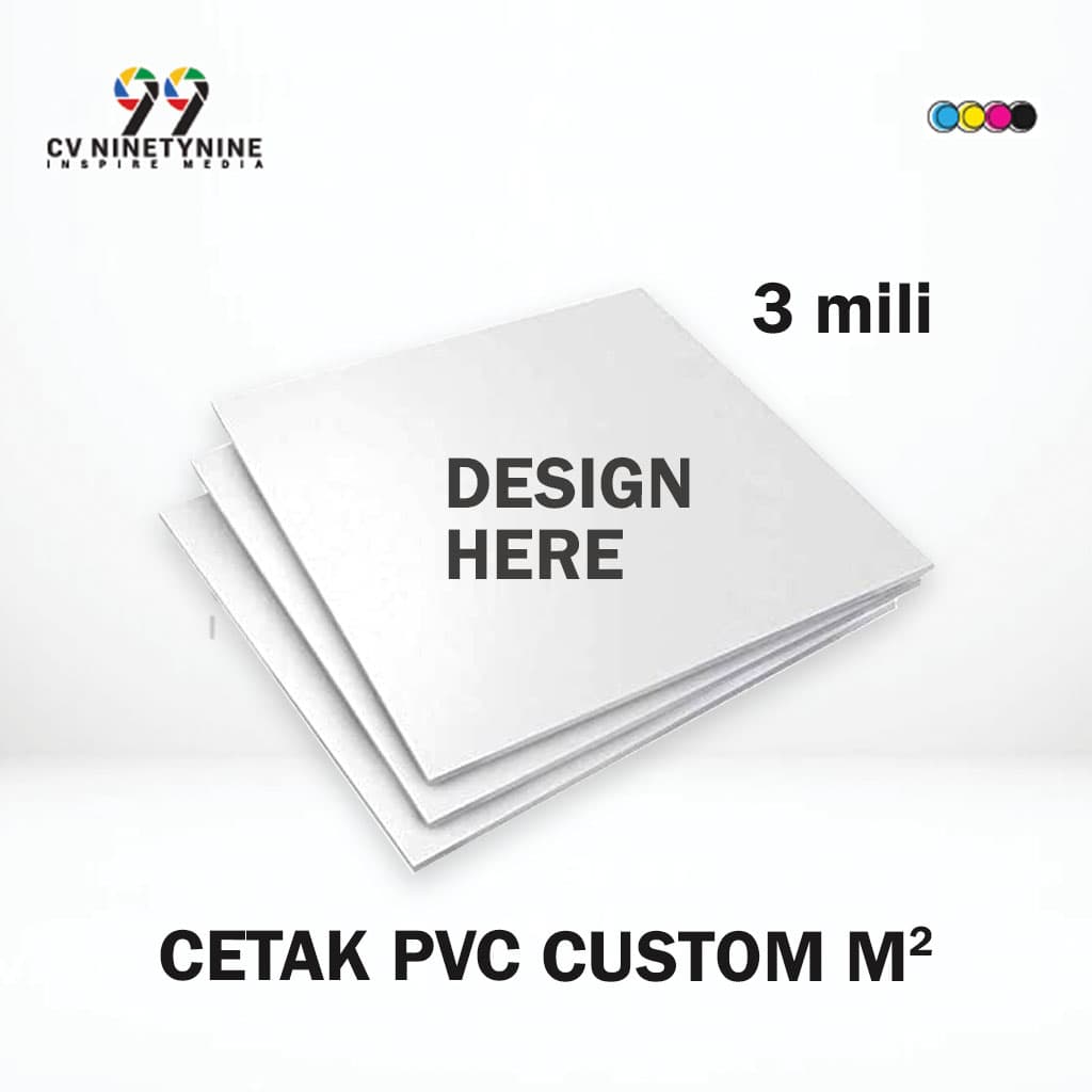 Cetak PVC 3mili  Custom Per m2