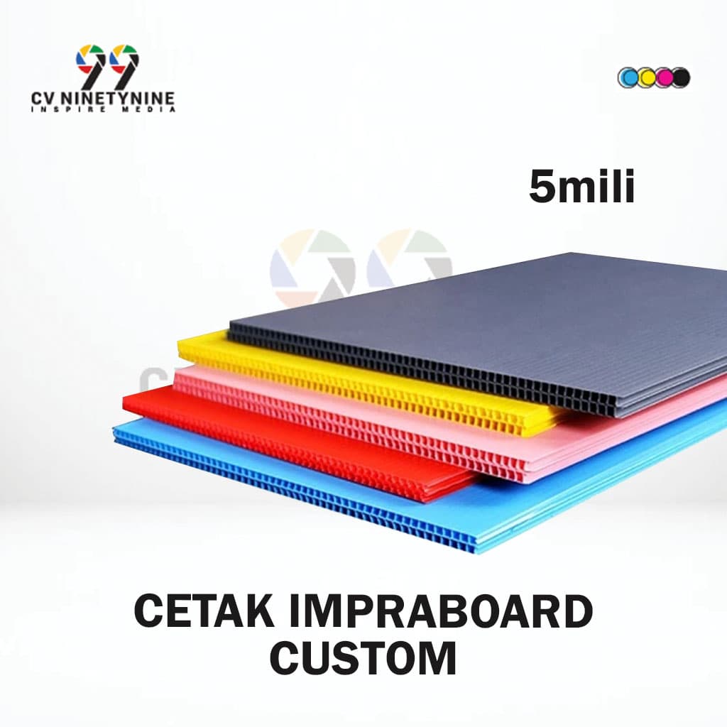 Cetak Impraboard Custom 5 Mili
