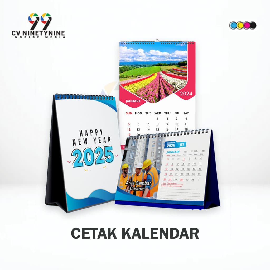 kalendar Meja Custom 2