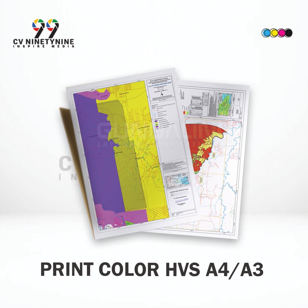 Print Color HVS A5, A4, A3   instant