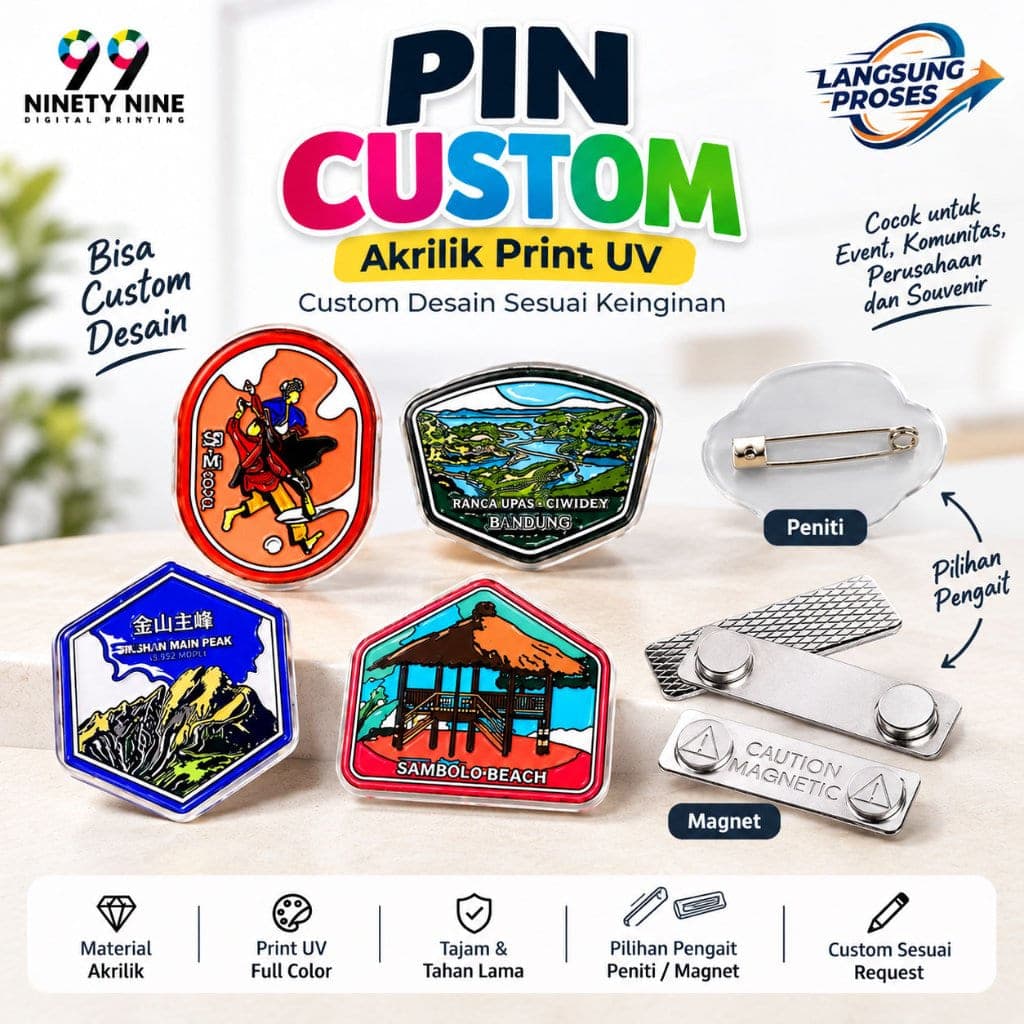 Pin Resin Custom
